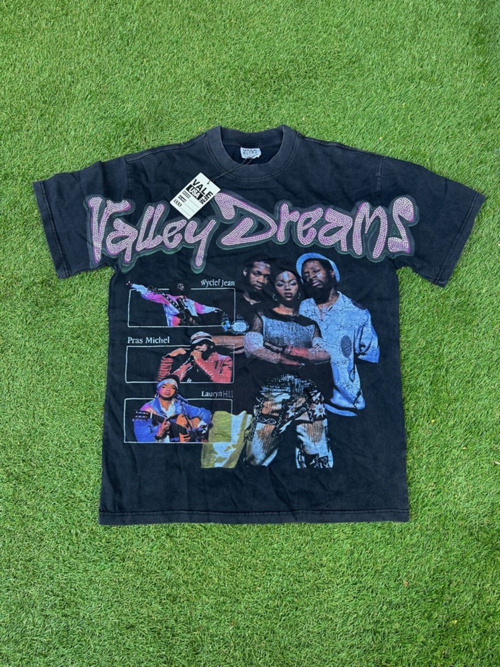 Vale Forever Black Washed “Fever Bling” Tee